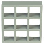 (image for) Cubic Cubby 9 Shelf Unit - Gray