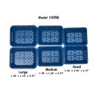 (image for) Plastic Market Produce Baskets - Blue - Medium