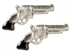 (image for) Chromed Revolver Pistol 2pc