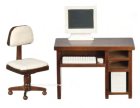 (image for) Computer Desk 6pc Set - Walnut