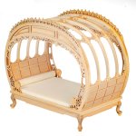 (image for) Victorian Circle Canopy Bed - Unfinished