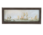 (image for) Ships Long Picture in Frame