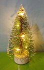 (image for) LED Snow Frosted Christmas Tree - 6 Inch - Clear Lights