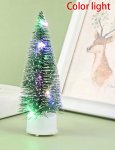 (image for) LED Snow Frosted Christmas Tree - 6 Inch - Colored Lights