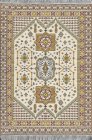 (image for) Turkish Rectangular Area Rug - Yellow Floral