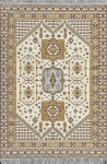 (image for) Turkish Rectangular Area Rug - Yellow Floral