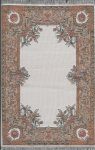 Turkish Rectangular Area Rug - Red Green & Black Floral (image for) Turkish Rectangular Area Rug - Red Green & Black Floral