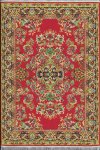 (image for) Turkish Area Rug - Red Floral