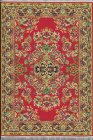 (image for) Turkish Area Rug - Red Floral