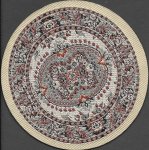 Turkish Round Throw Rug (image for) Turkish Round Throw Rug
