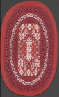Turkish Oval Throw Rug (image for) Turkish Oval Throw Rug