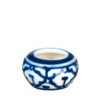 (image for) Bowl Planter - Blue & White