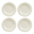 (image for) Victorian White Plates 4pc