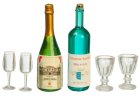 (image for) Wine & Champagne Set w/ 4 Glasses