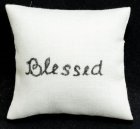 (image for) Blessed Ecru Throw Pillow