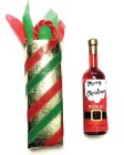 (image for) Wine Bottle & Gift Bag - Christmas