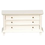 (image for) American Victorian Lowboy Dresser - White