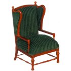 (image for) American Victorian Armchair - Dark Green