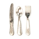 (image for) Silverware 3pc Setting - Silver