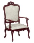 (image for) Fancy Victorian Gents Armchair - Mahogany