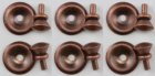 (image for) Traditional Round Door Knob Oil Rub Bronze 6pc