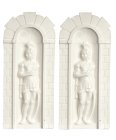 (image for) Roman Soilder Niches 2pc