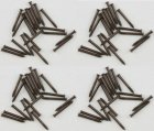 (image for) 1/4 in Brads Oil Rubbed Bronze 100pc