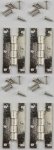 (image for) H Hinges w/ Nails Satin Nickel 4pc