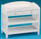 (image for) Slatted Changing Table - White