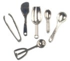 (image for) Silver Kitchen Utensils 6pc