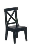 (image for) Cross Buck Chair - Black