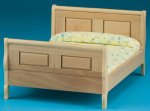 (image for) Sleigh Bed - Oak