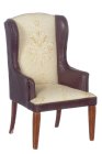 (image for) High Back Wing Chair - Walnut