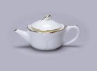 (image for) Short Teapot w/ Gold Trim