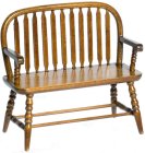 (image for) Colonial Windsor Bench - Walnut