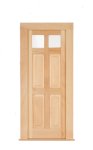 (image for) Single Door Front 4 Raised Panel & 2 Light