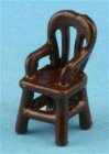 (image for) 1/4In Scale Brown Arm Chair