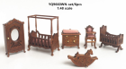 (image for) 1/4 Scale Nursery Set 6pc - Walnut