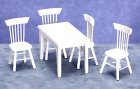 (image for) White Table & 4 chairs