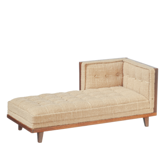 (image for) Chaise - Beige - Walnut