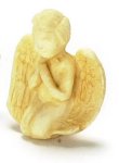 (image for) Tan Praying Cherub Statue 2pc