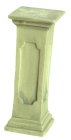 (image for) Small Green Roman Square Column Pedestal 3pc