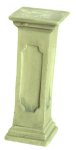 (image for) Small Green Roman Square Column Pedestal 3pc