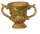 (image for) Tan Urn w/ Moss 3pc