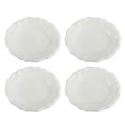 (image for) Scalloped Dinner Plate - White 4pc