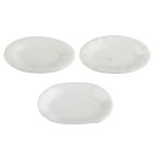 (image for) Small Oval Platter - White 3pc