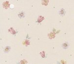 (image for) Tiny Pink Flowers On Creme Wallpaper PP 3pc