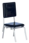 (image for) 1950s Style Black Dining Chair