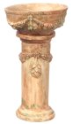 (image for) Aged Victorian Birdbath 2pc