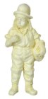 (image for) Farmer Boy Yard Ornament Ivory